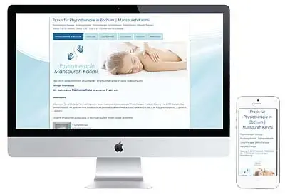Webdesign Essen Physiotherapie-Webseite
