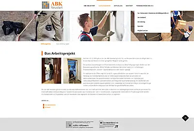 Webdesign Essen launcht abk-neustart.de