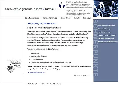 Webdesign Essen launcht www.hilbert-lasthaus.de