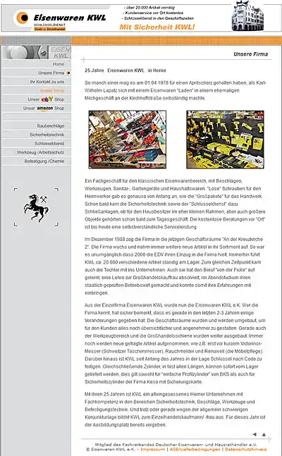 Webdesign Essen launcht eisenwaren-kwl.de