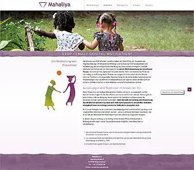 Webdesign Essen launcht www.mahaliya.de